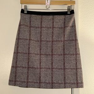 New Ann Taylor Tweed A-Line Skirt